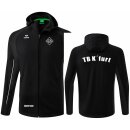 LIGA STAR Trainingsjacke mit Kapuze schwarz/weiß