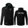 LIGA STAR Trainingsjacke mit Kapuze schwarz/weiß