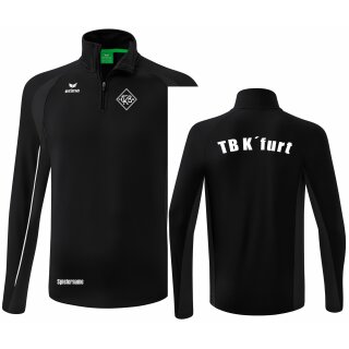 LIGA STAR Polyester Trainingsjacke schwarz/weiß