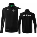LIGA STAR Polyester Trainingsjacke schwarz/weiß