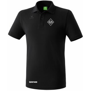 Teamsport Poloshirt schwarz