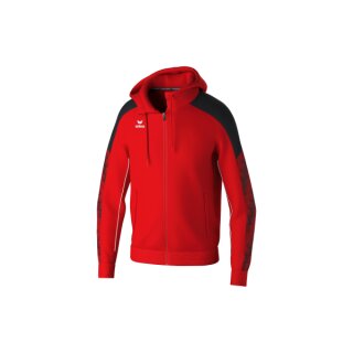 EVO STAR Trainingsjacke mit Kapuze rot/schwarz