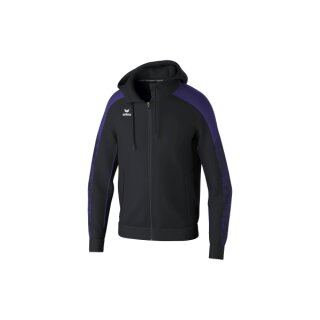 EVO STAR Trainingsjacke mit Kapuze schwarz/ultra violet