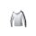 EVO STAR Trainingsjacke mit Kapuze weiß/schwarz