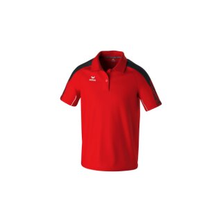 EVO STAR Poloshirt rot/schwarz