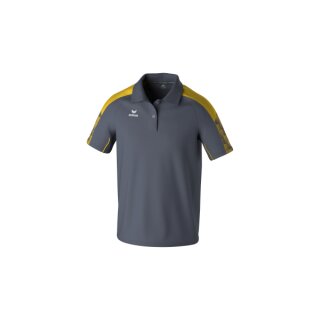 EVO STAR Poloshirt slate grey/gelb