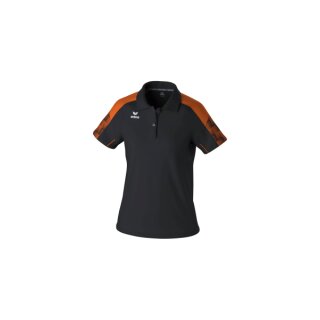 EVO STAR Poloshirt schwarz/orange