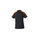 EVO STAR Poloshirt schwarz/orange