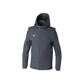 TEAM Jacke mit abnehmbaren Ärmeln slate grey