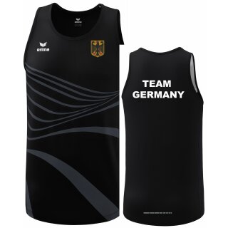 RACING Singlet schwarz