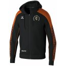 EVO STAR Trainingsjacke mit Kapuze schwarz/orange