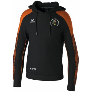 EVO STAR Kapuzensweat schwarz/orange