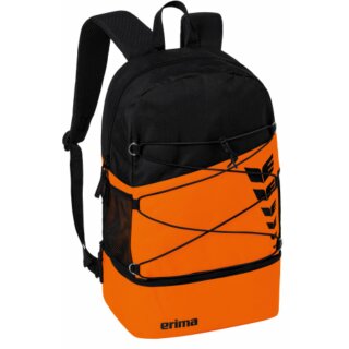 SIX WINGS Rucksack orange/schwarz