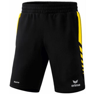 Six Wings Worker Shorts schwarz/gelb