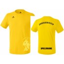 Unisex - Funktions Teamsport T-Shirt gelb