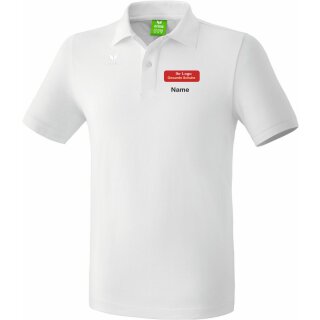 Teamsport Poloshirt weiß