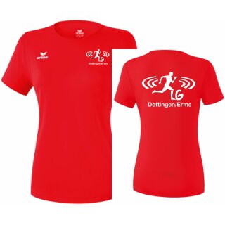 Funktions Teamsport T-Shirt rot