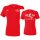 Funktions Teamsport T-Shirt rot