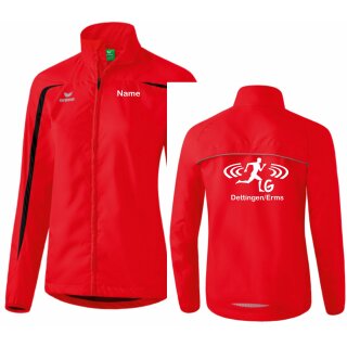 Laufjacke rot/schwarz