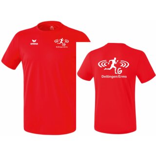 Funktions Teamsport T-Shirt rot