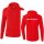 Kapuzensweatjacke rot