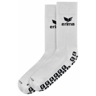 Trainingssocke GRIP weiß/schwarz