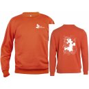 Basic Sweatshirt blood orange