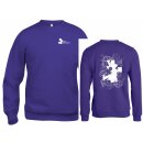 Basic Sweatshirt bright lilac