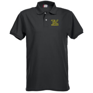 Poloshirt men schwarz