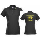 Poloshirt women schwarz ohne Logo