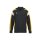 CELEBRATE 125 Training Jacket with hood schwarz/gelb