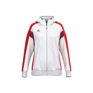 CELEBRATE 125 Training Jacket with hood weiß/rot