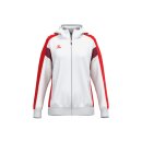 CELEBRATE 125 Training Jacket with hood weiß/rot