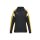 CELEBRATE 125 Training Jacket with hood schwarz/gelb