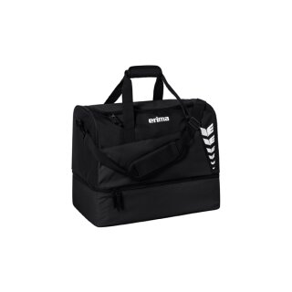 SIX WINGS Sporttasche mit Bodenfach schwarz