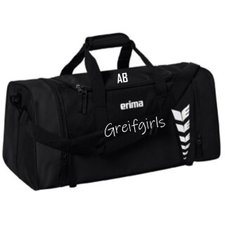 SIX WINGS Sporttasche schwarz