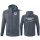 LIGA STAR Trainingsjacke mit Kapuze slate grey/schwarz