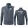 LIGA STAR Polyester Trainingsjacke slate grey/schwarz