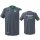 LIGA STAR Trainings T-Shirt slate grey/schwarz