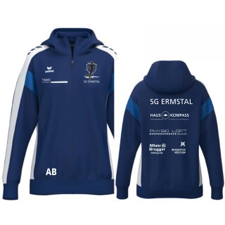 Frauen CELEBRATE 125 Training Jacket with hood new navy/weiß