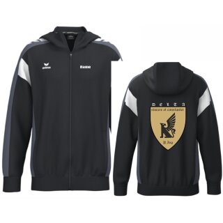 CELEBRATE 125 Training Jacket with hood schwarz/slate grey