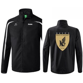 Laufjacke schwarz/weiß