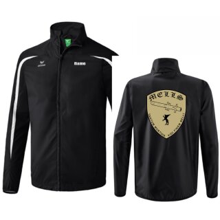 Laufjacke schwarz/weiß