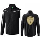 Laufjacke schwarz/weiß