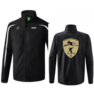 Laufjacke schwarz/weiß