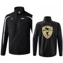 Laufjacke schwarz/weiß