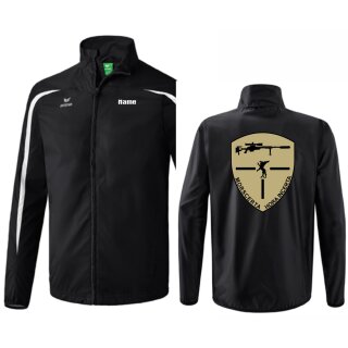Laufjacke schwarz/weiß