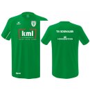 Warmlauf-LIGA STAR Trainings T-Shirt smaragd/weiß