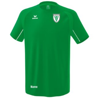 LIGA STAR Trainings T-Shirt smaragd/weiß