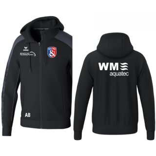 EVO STAR Trainingsjacke mit Kapuze schwarz/slate grey